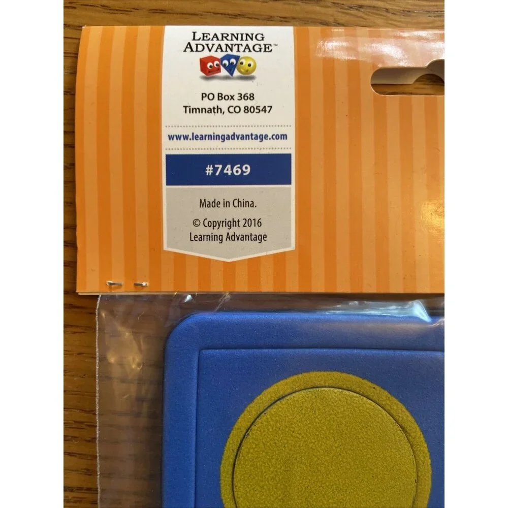 Learning Advantage Giant Magnetic Foam Ten Frames Yellow & Red 5 Sets Of 2 - Picture 4 of 5